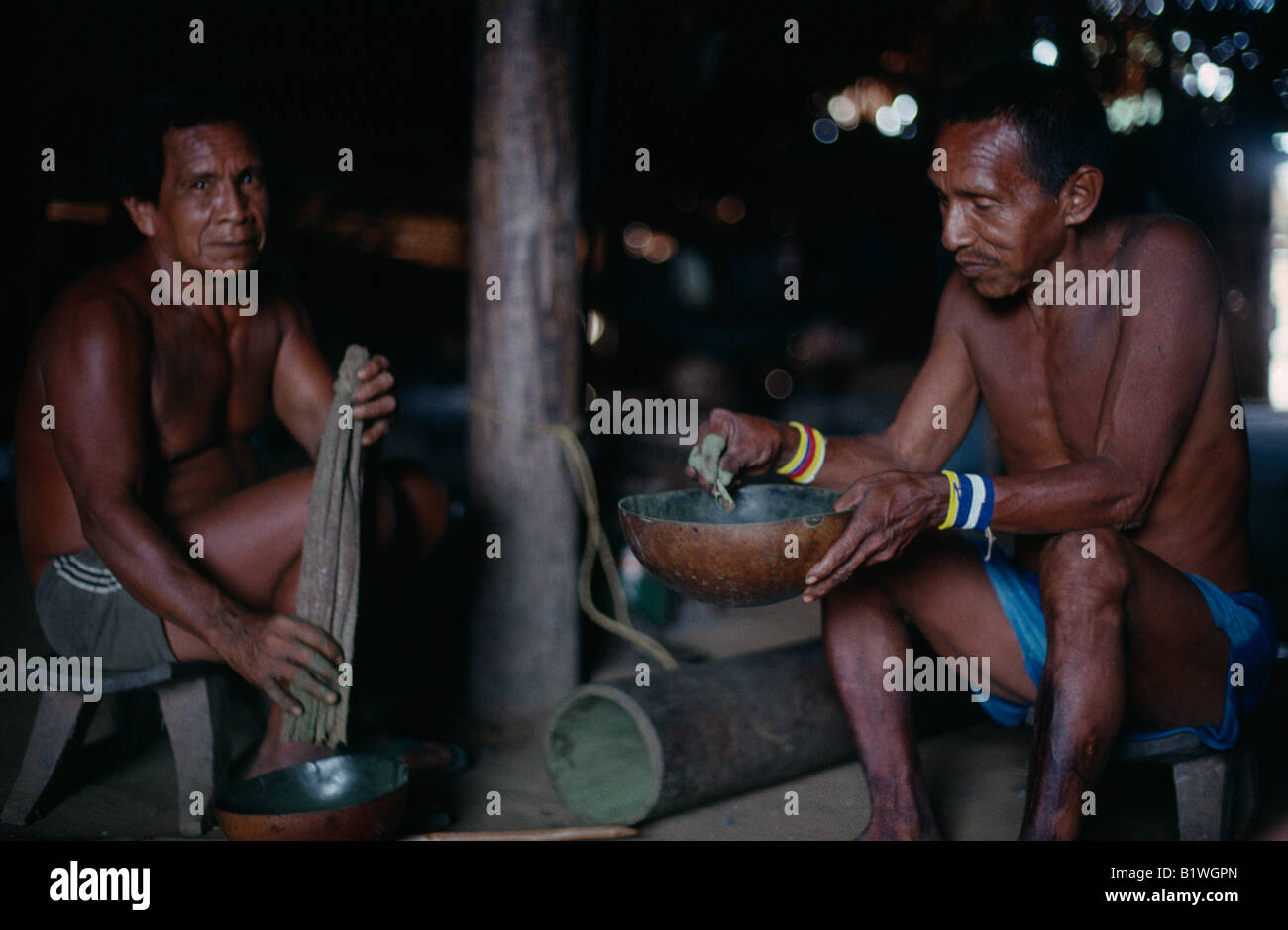 COLOMBIA North West Amazon Tukano Indigenous People Stock Photo