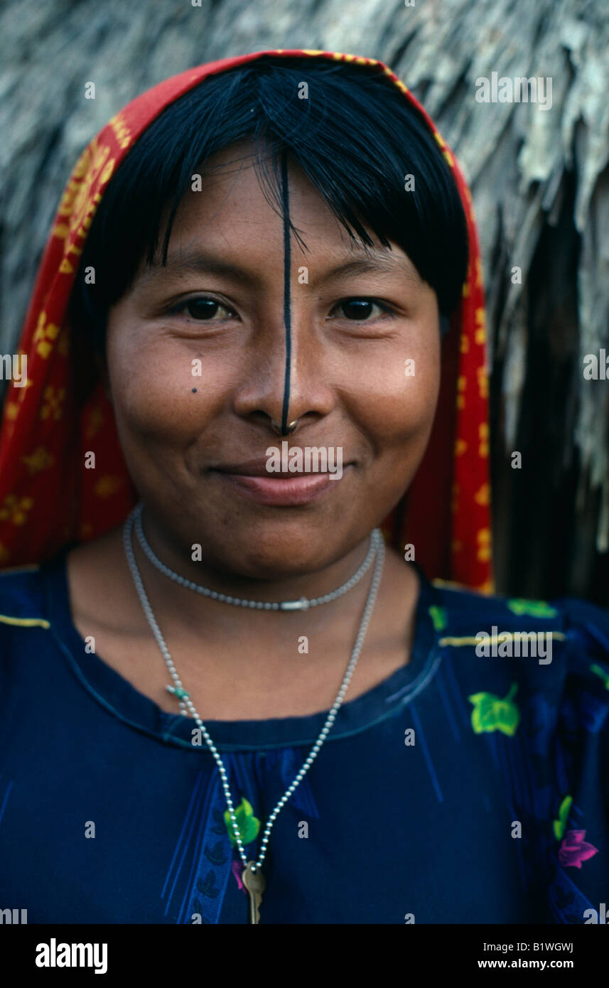 PANAMA San Blas Islands Ustupu Kuna Indians Stock Photo