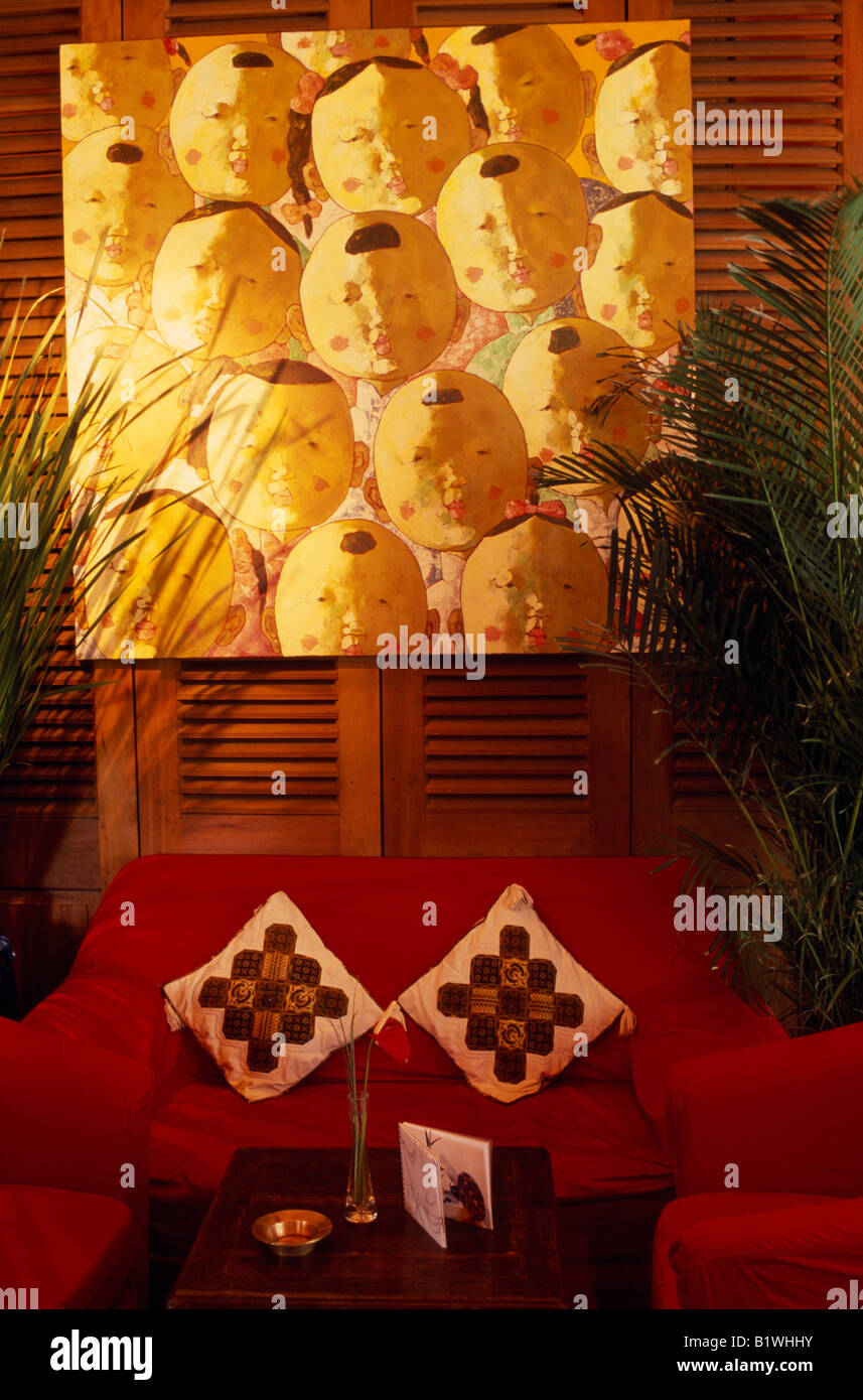 CHINA Asia Shanghai French Concession area Seating area in the Face Bar