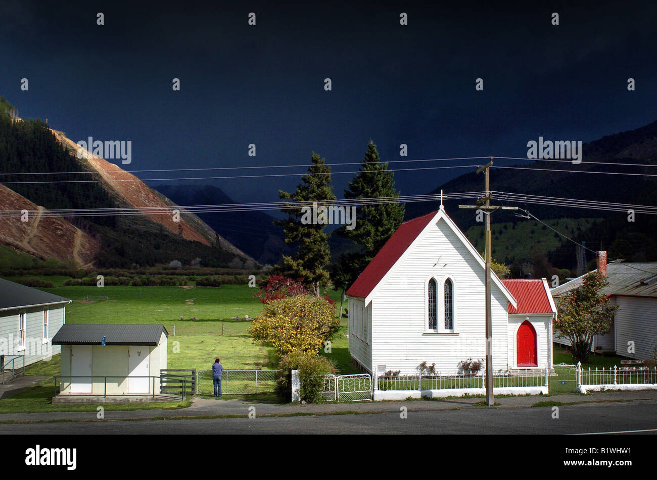 NEW ZEALAND SOUTH ISLAND CANVASTOWN Stock Photo Alamy