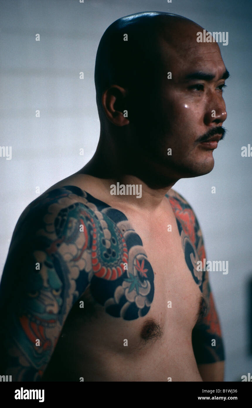 Japanese yakuza tattoo hi-res stock photography and images - Alamy