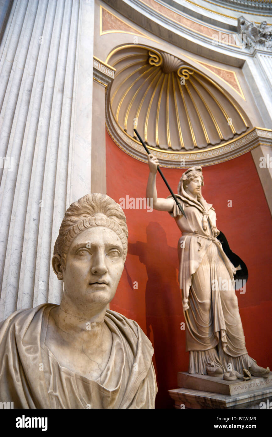 ITALY Lazio Rome Vatican City Museum Rotunda Room by Michelangelo