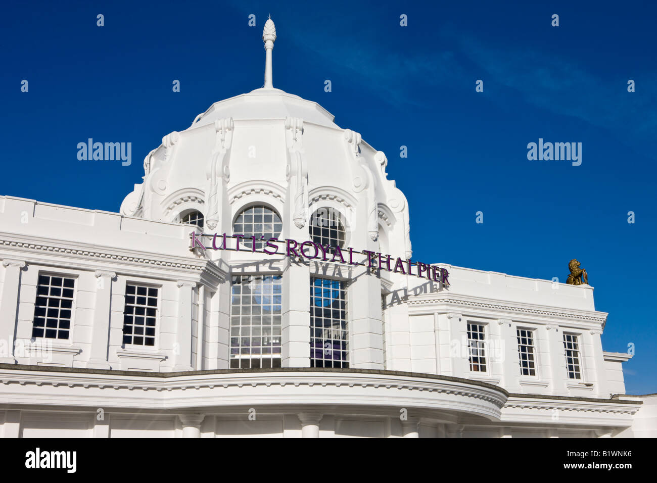 Southamptons Royal Pier now reopened as a Thai restaurant Hampshire England Stock Photo