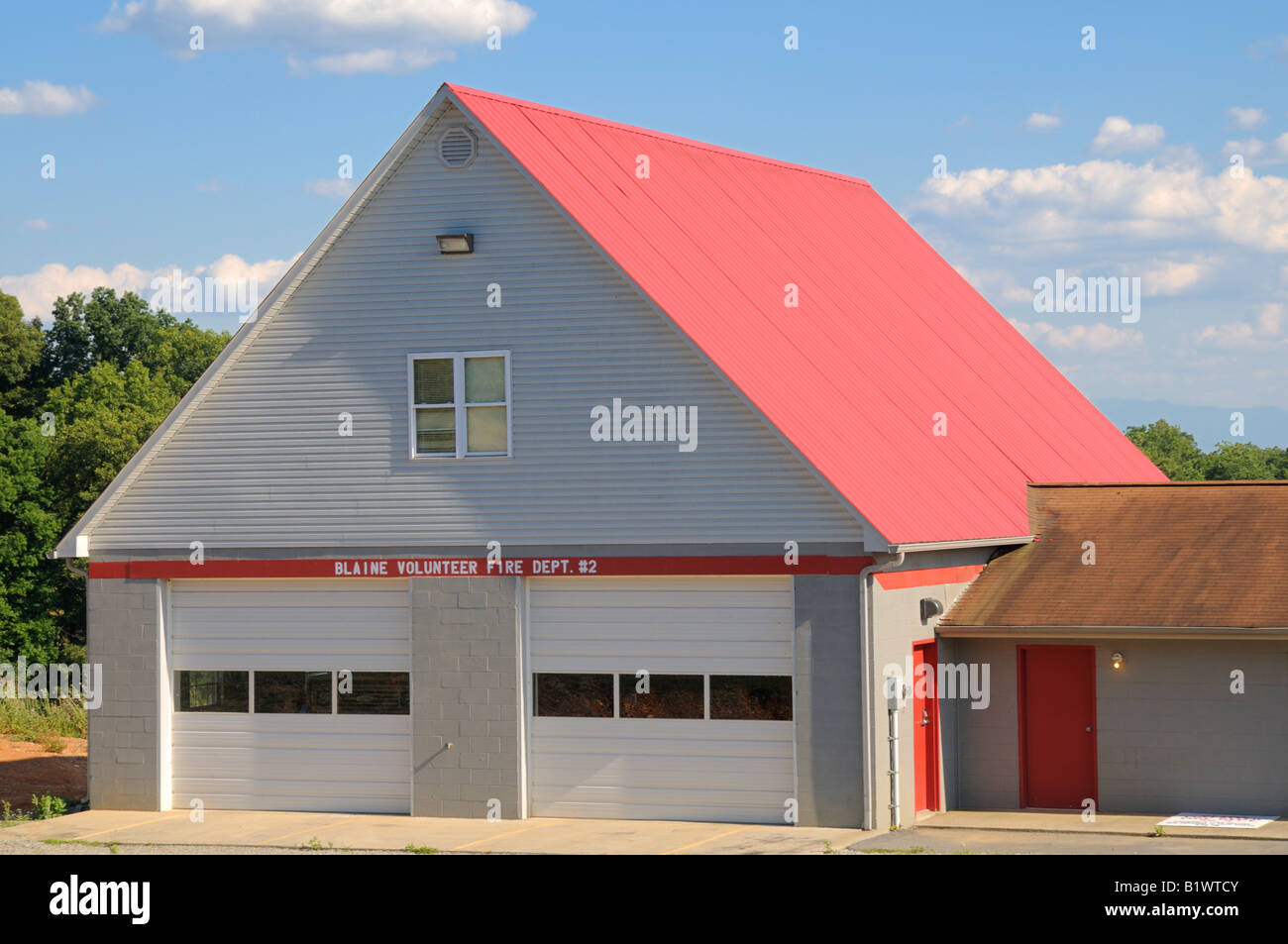Blaine Volunteer Fire Department 2 in Blaine Tennessee USA Stock Photo