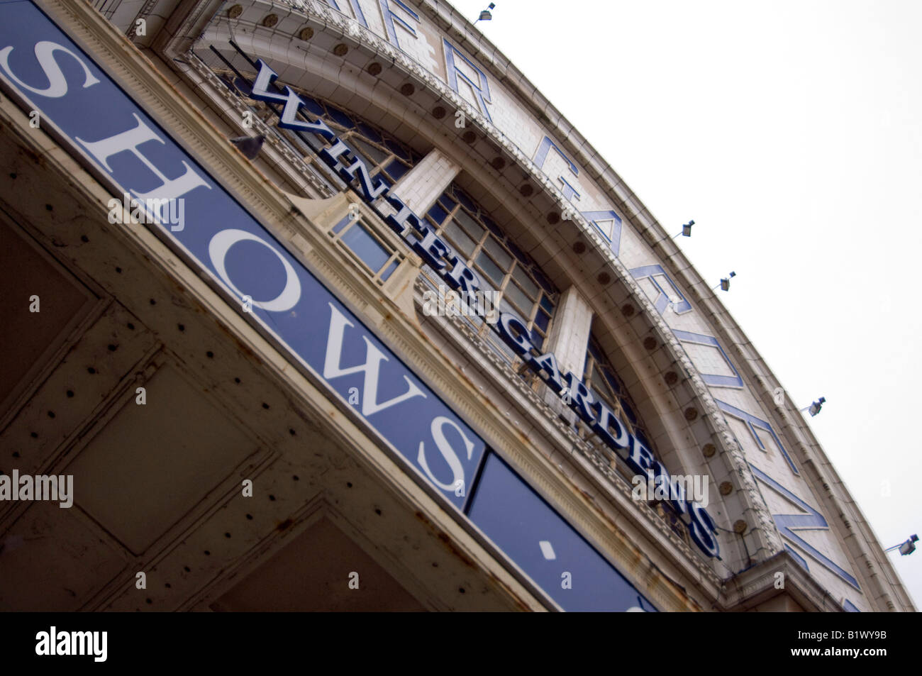 Close up of Blackpool Empress Ballroom and Winter Gardens, Lancashire