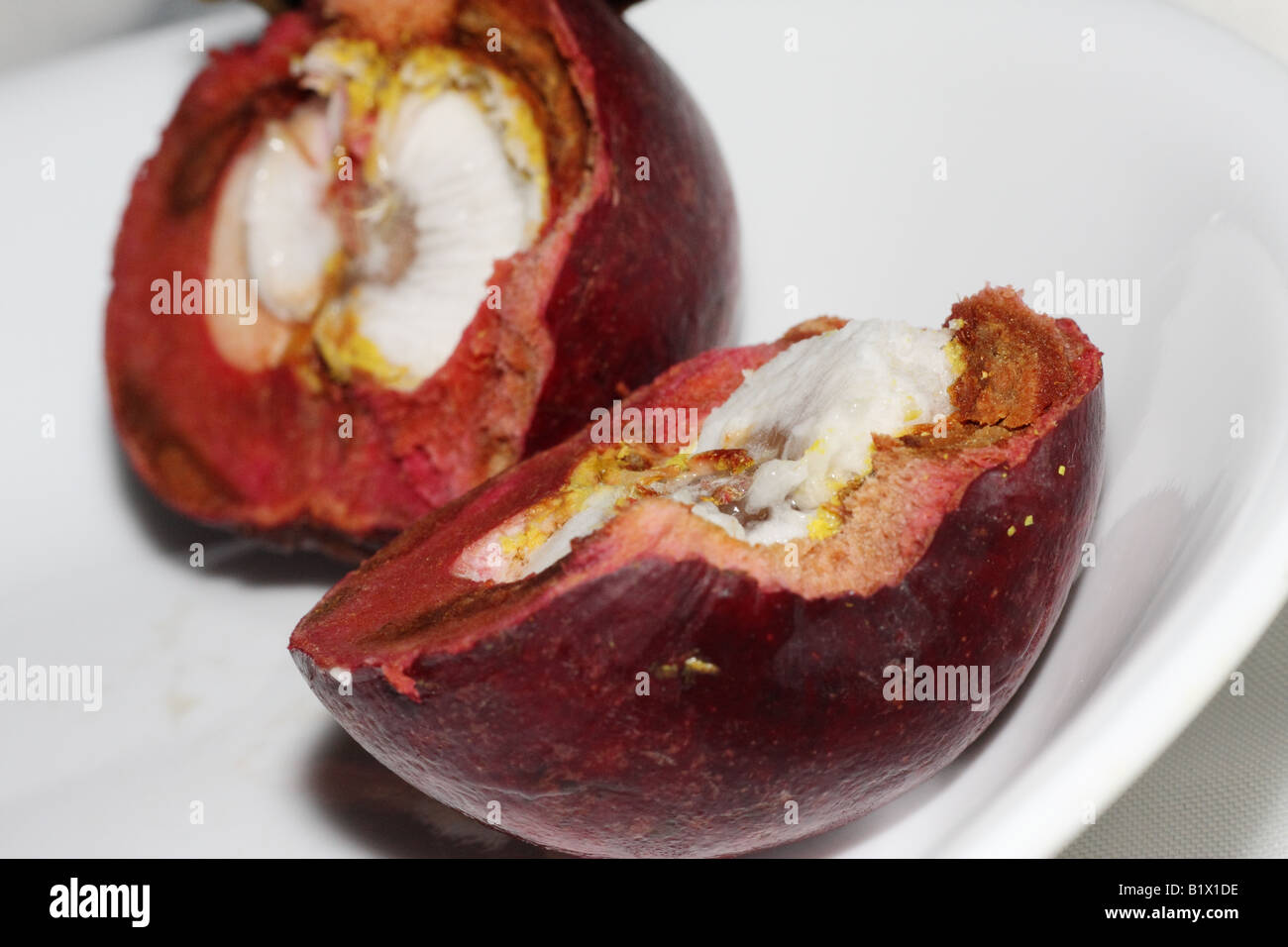 Mangosteen cut open hires stock photography and images Alamy
