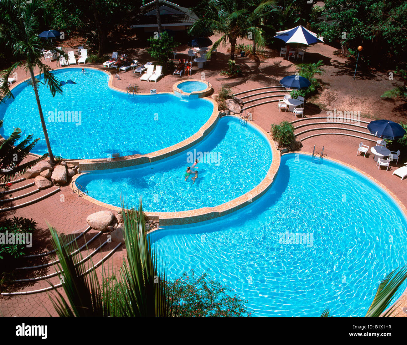 The famous Cascade swimming pool Dunk Island Resort North Queensland
