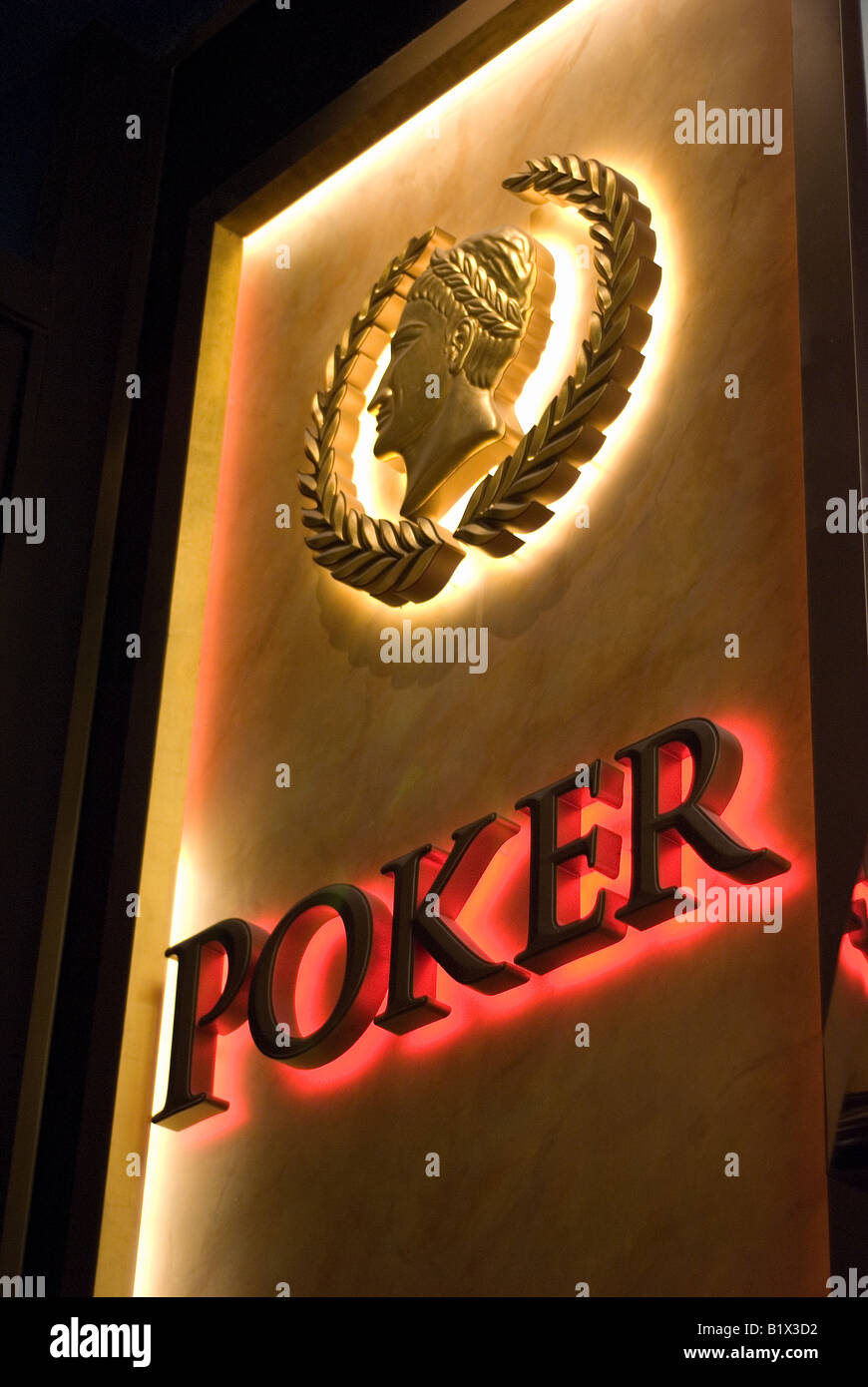 Caesars Palace Poker Room Stock Photos Caesars Palace