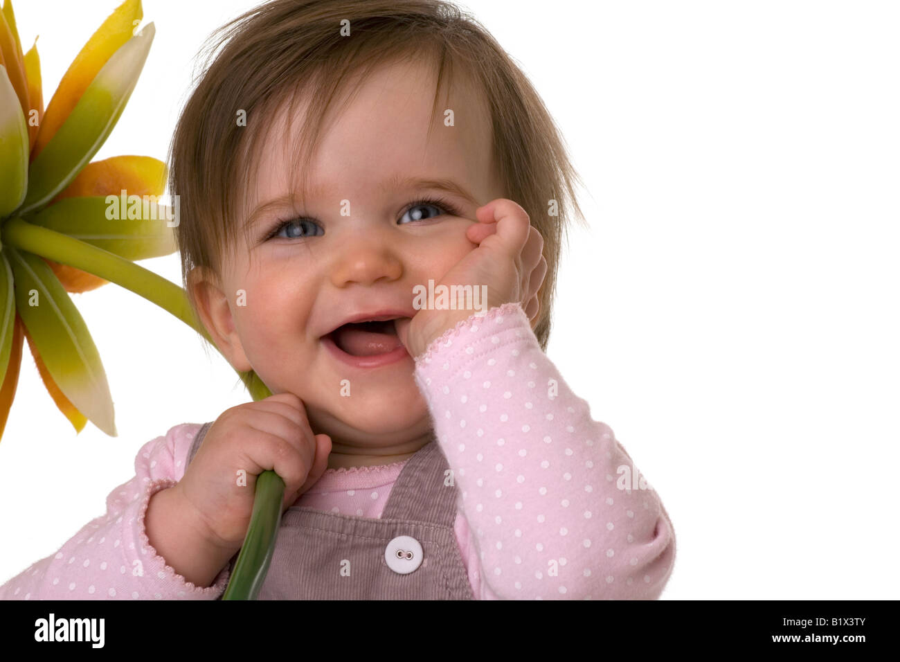 1-year-old-girl-portrait-stock-photo-alamy