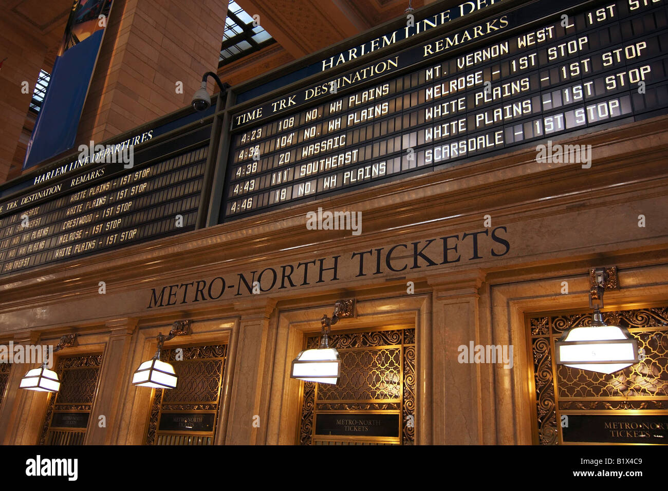 Train ticket counters at Grand Central Terminal - New York City, USA ...