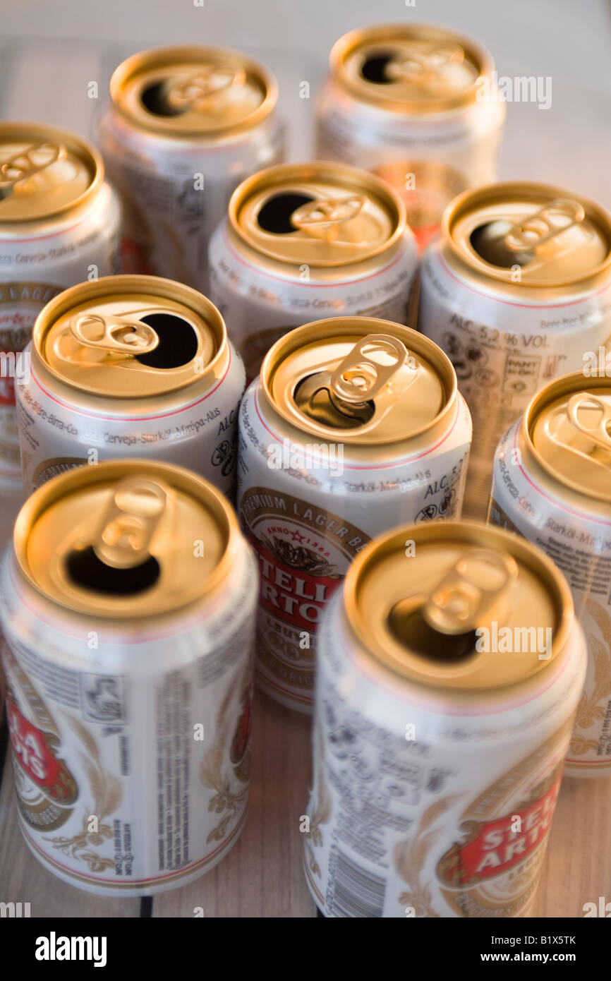 Empty Beer Cans High Resolution Stock Photography and Images Alamy