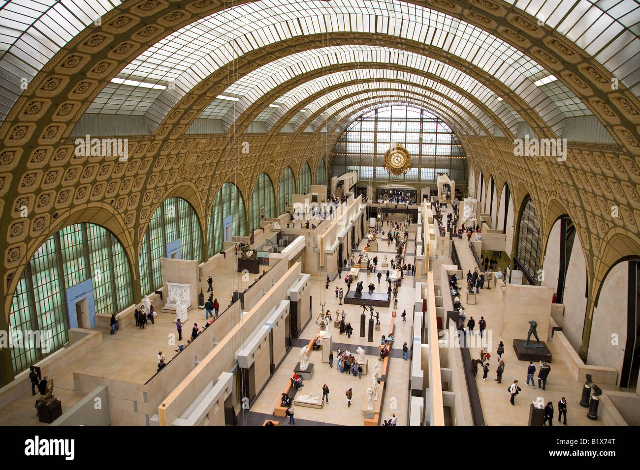 Musee D'Orsay D Orsay Art Gallery and Museum interior Paris France Europe EU Stock Photo