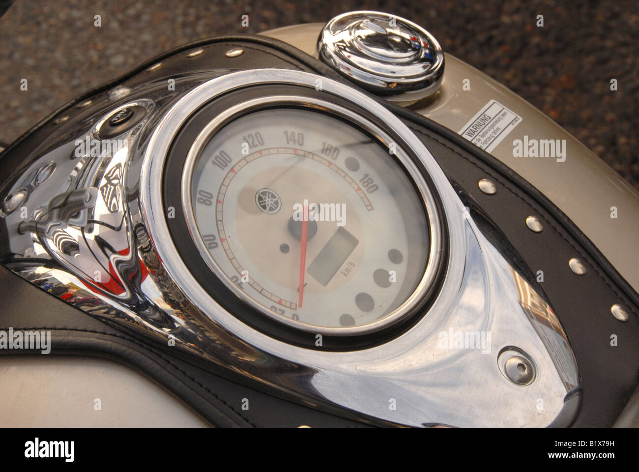 motorcycle dashboard Stock Photo