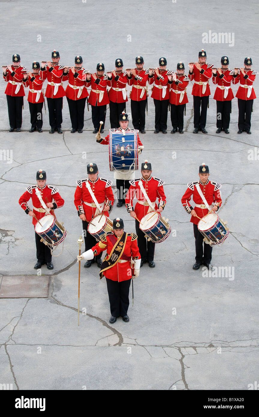 Fort Henry in Kingston, Ontario, Canada, is both a museum and a spectacular historic site. Stock Photo