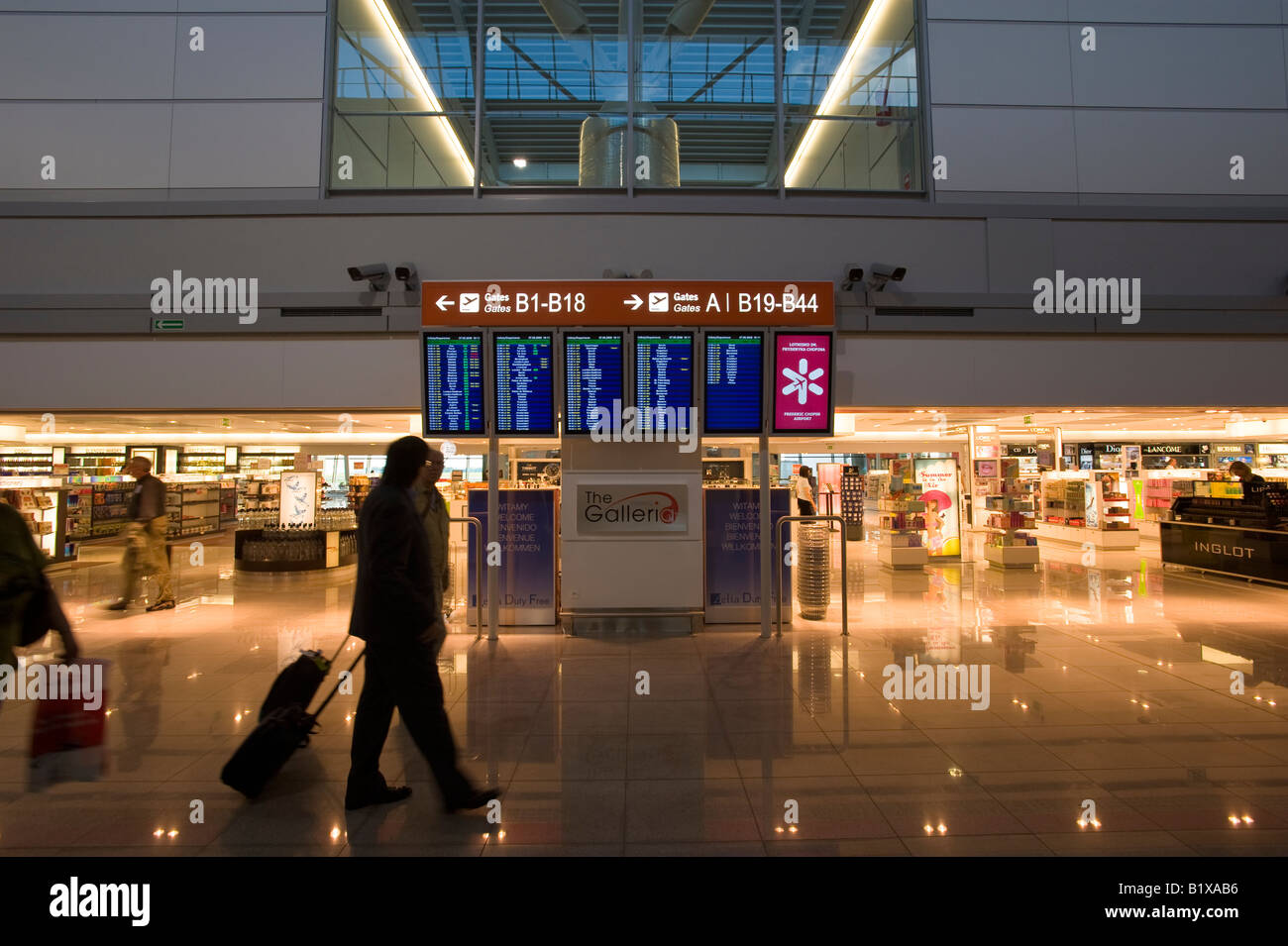 New terminal at Chopin Airport Warsaw Poland Stock Photo Alamy