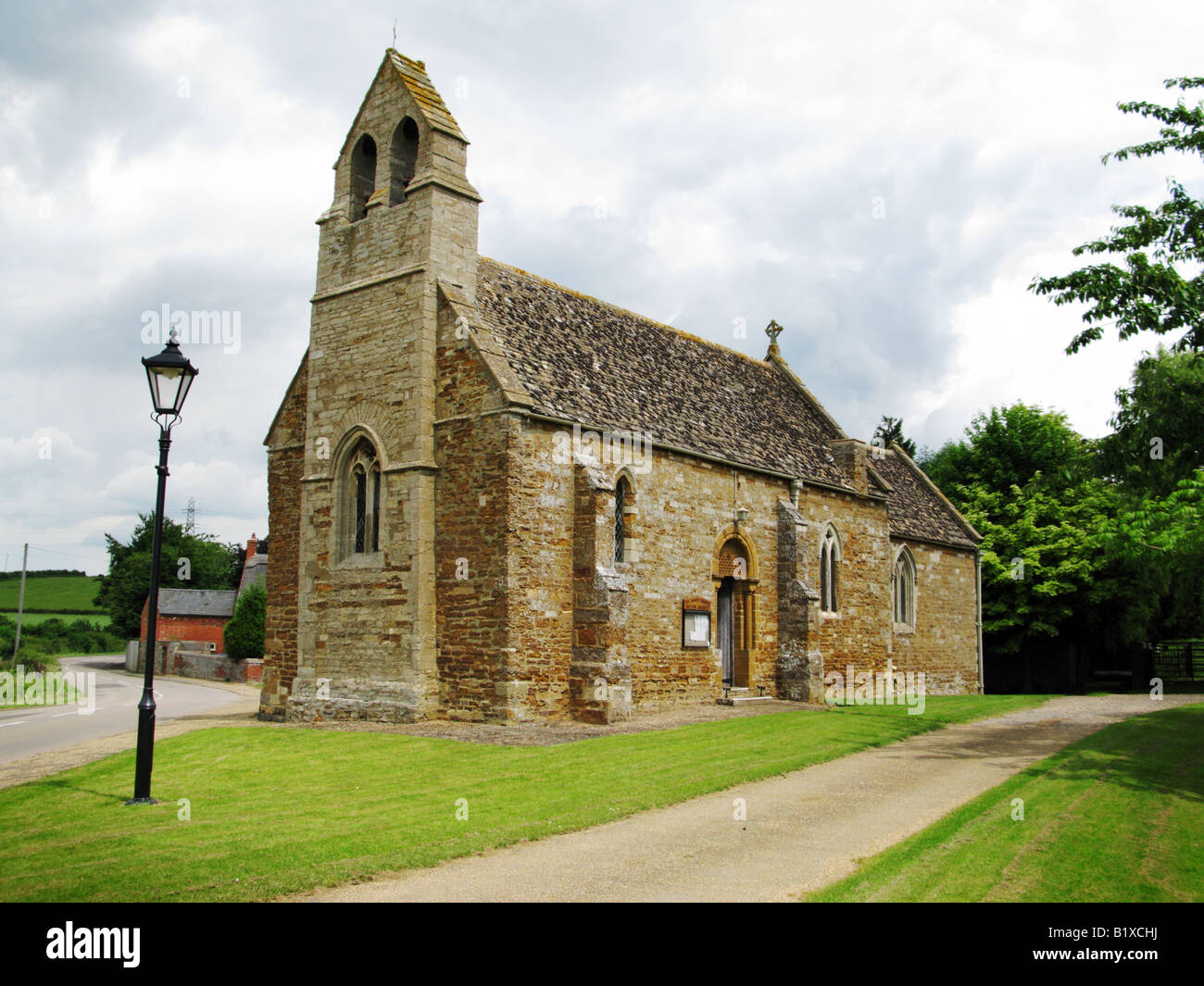 All Saints church Sutton Bassett Northamptonshire Stock Photo