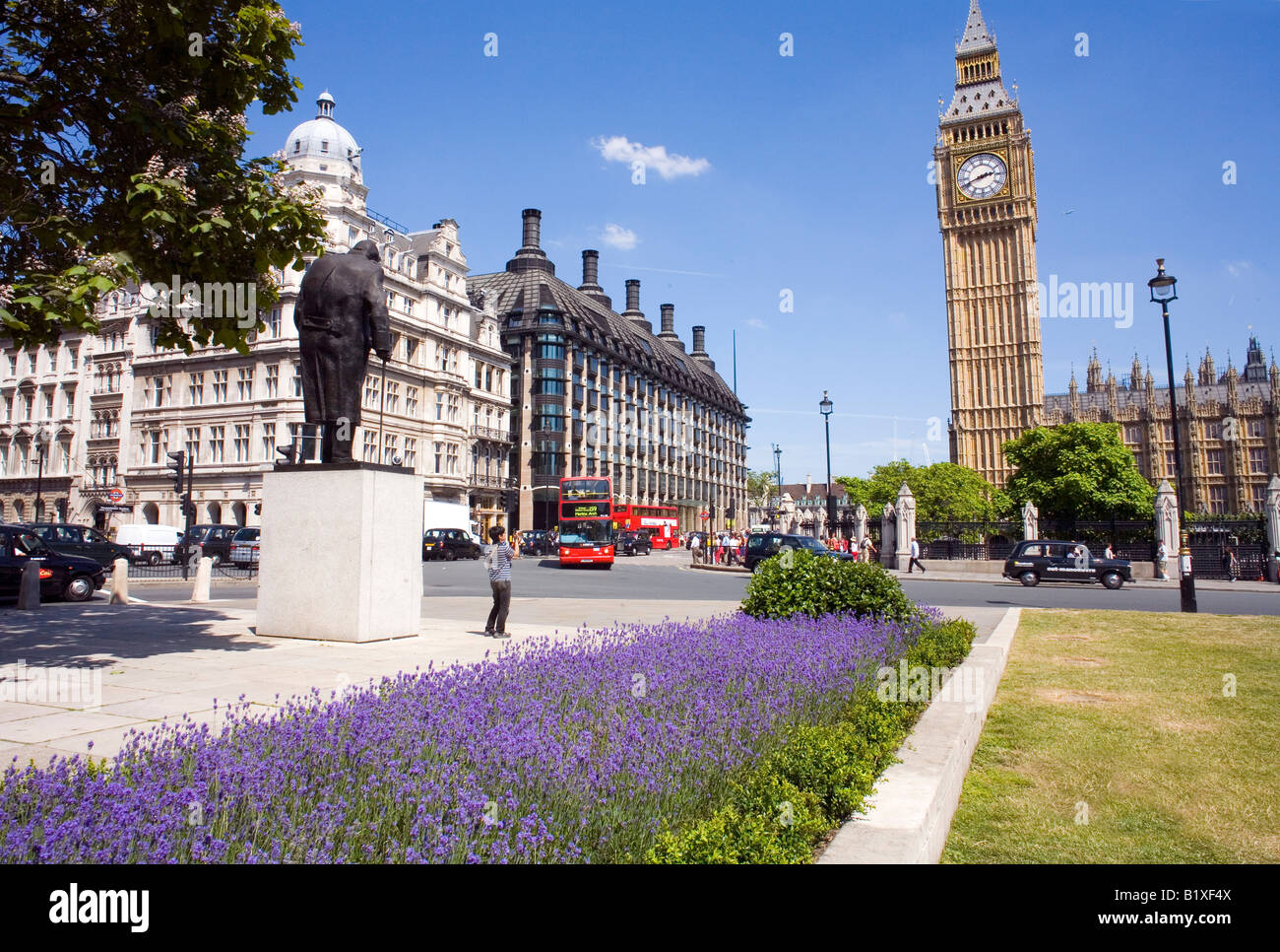 Tower of Big Ben in Westminster London Stock Photo