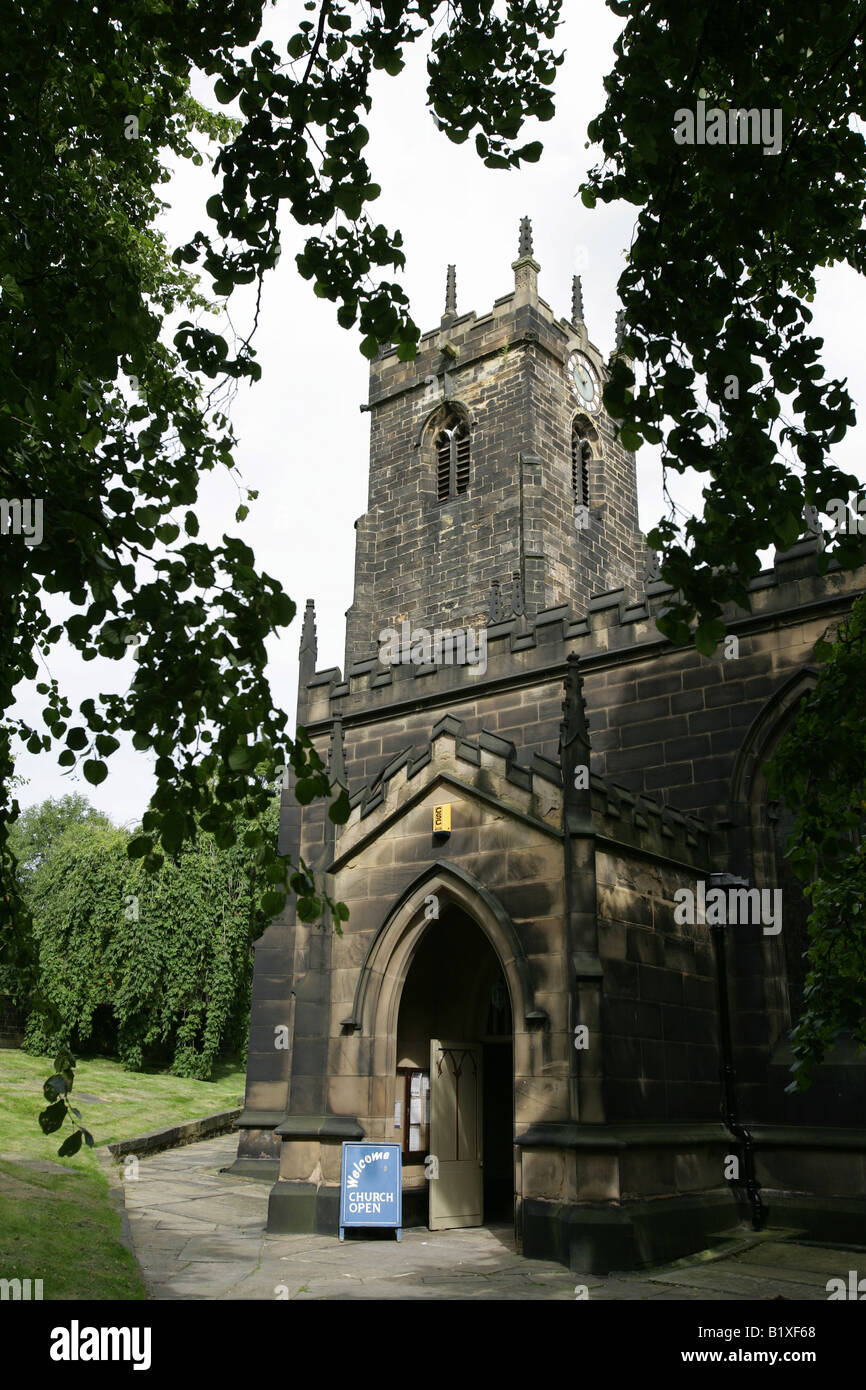 Town of Barnsley, England. Saint Mary’s Church Worsbrough, on Barnsley