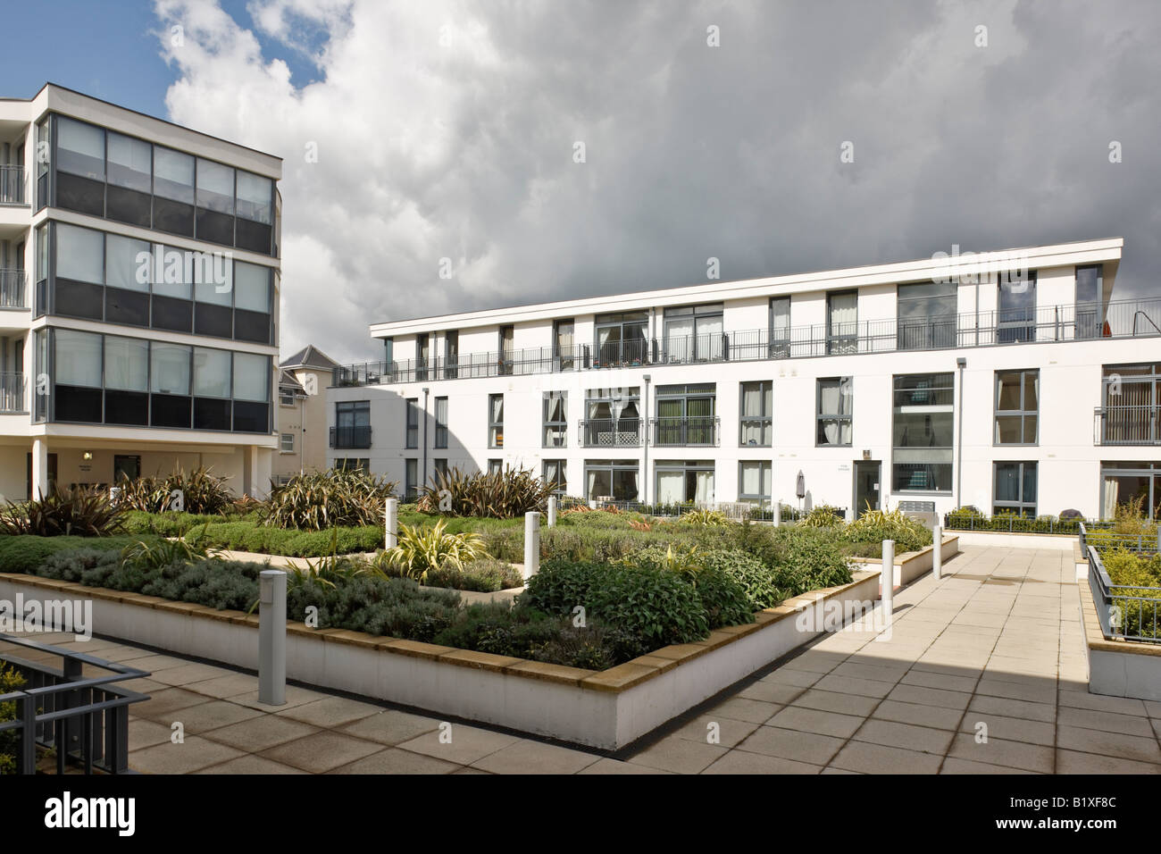 Fox Lane Apartments Chertsey Stock Photo Alamy
