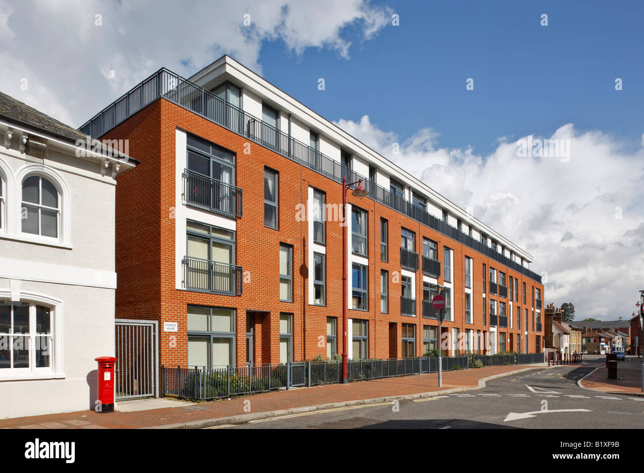 Fox Lane Apartments Chertsey Stock Photo Alamy
