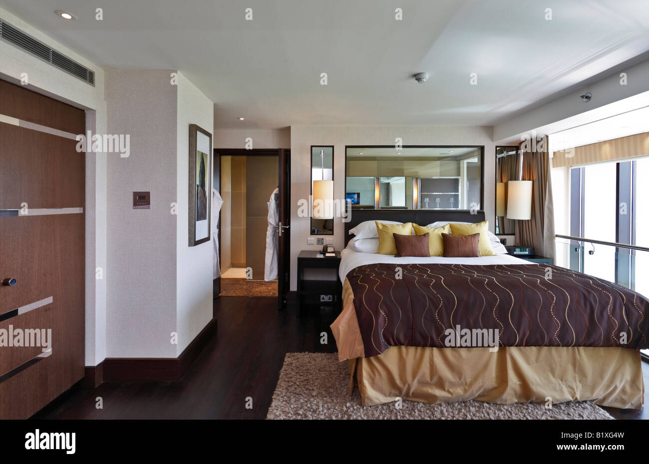 The London Suite at the Intercontinental Hotel Park Lane Stock Photo