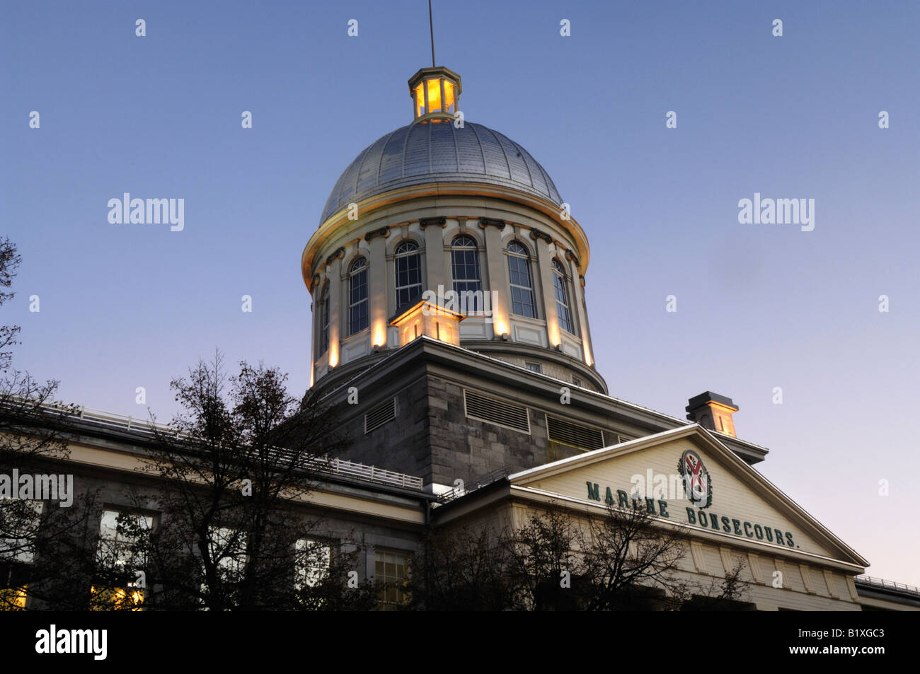 Canada, Montreal, Bonsecours Market, low angle view Stock Photo