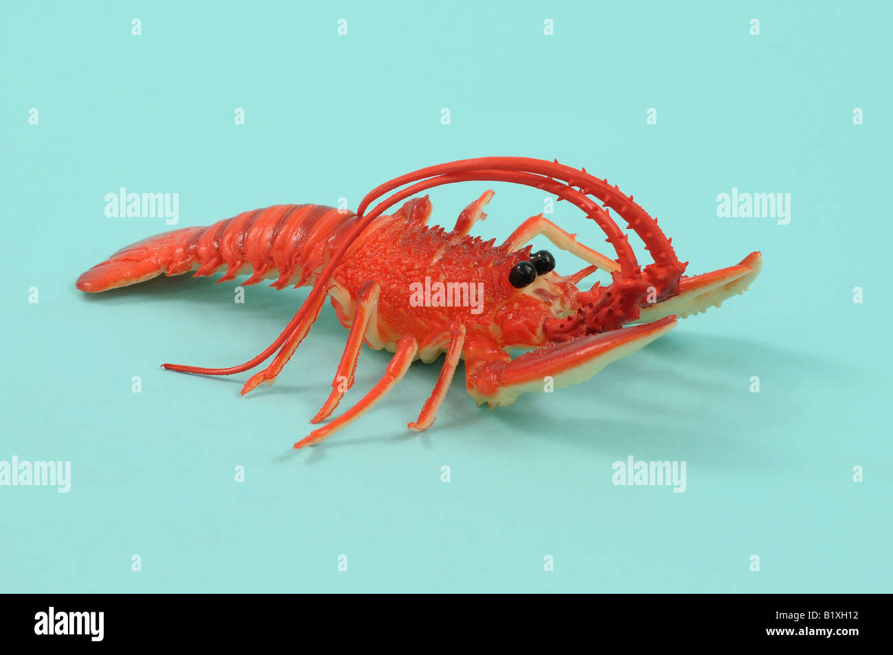 Plastic lobster Stock Photo