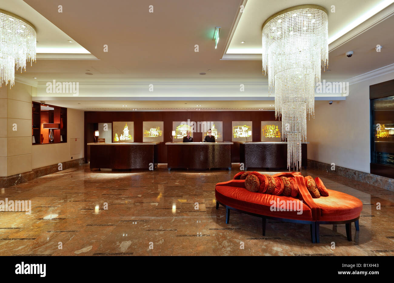Reception at the Intercontinental Hotel Park Lane Stock Photo Alamy