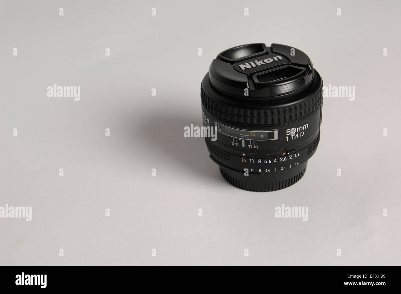 Camera Lens 50mm Nikon Prime Slr Stock Photo Alamy