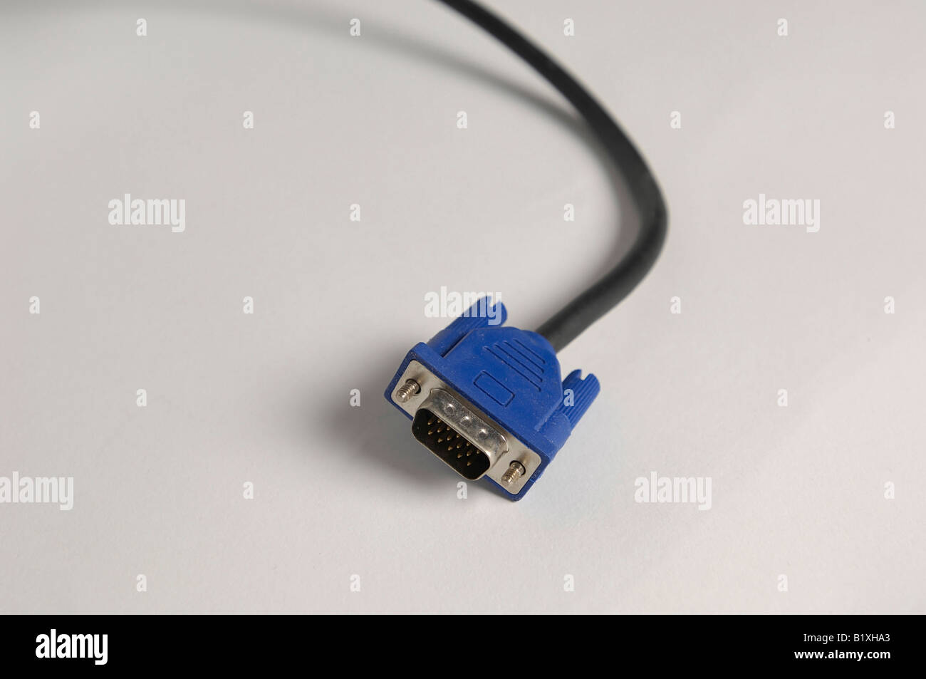 computer video monitor cable Stock Photo - Alamy