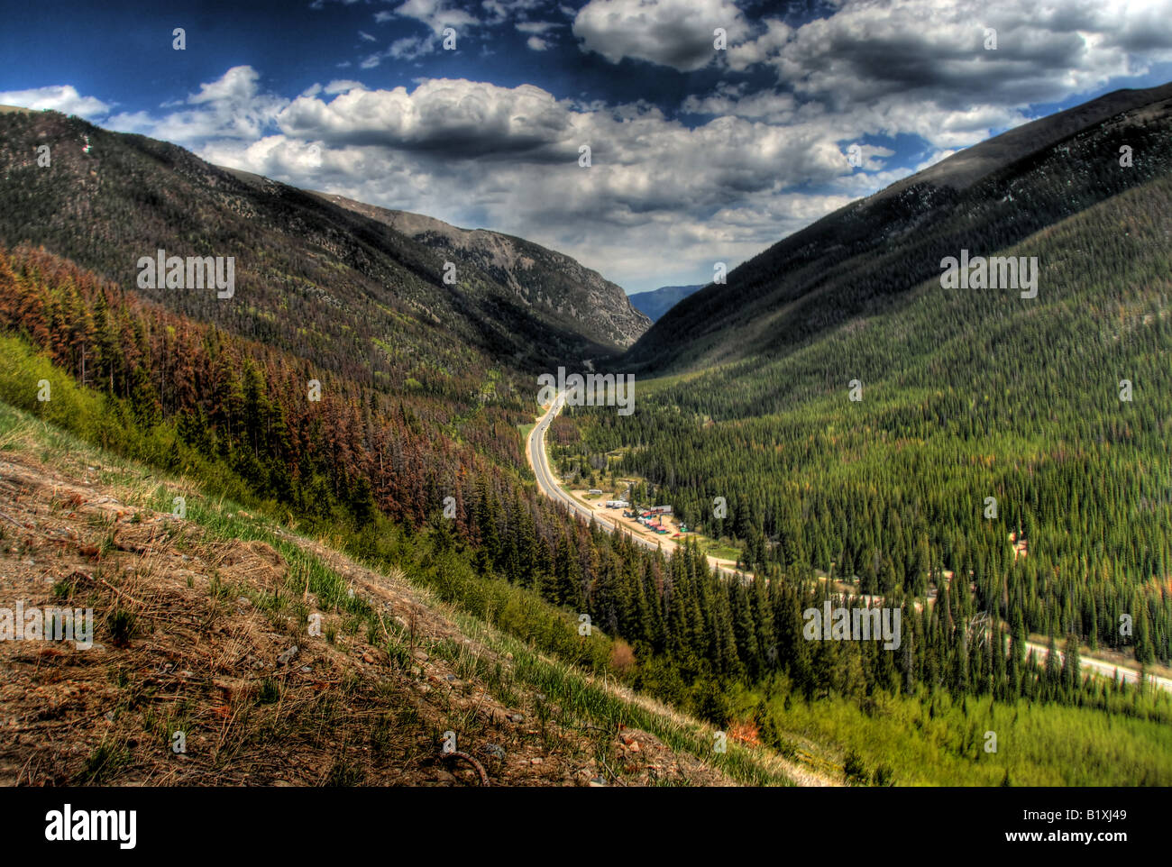 Colorado Rocky mountains Stock Photo
