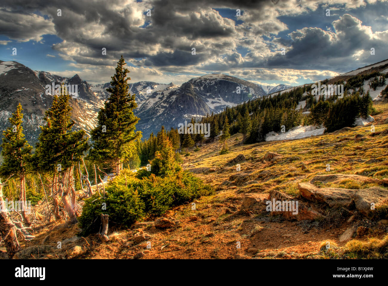 Colorado Rocky mountains Stock Photo