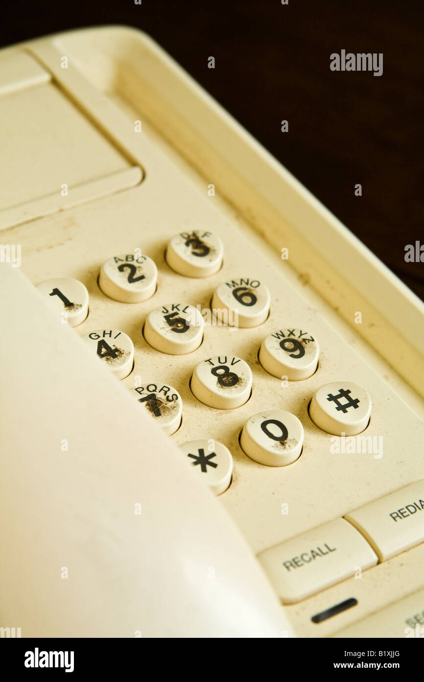 Dirty telephone, UK Stock Photo Alamy