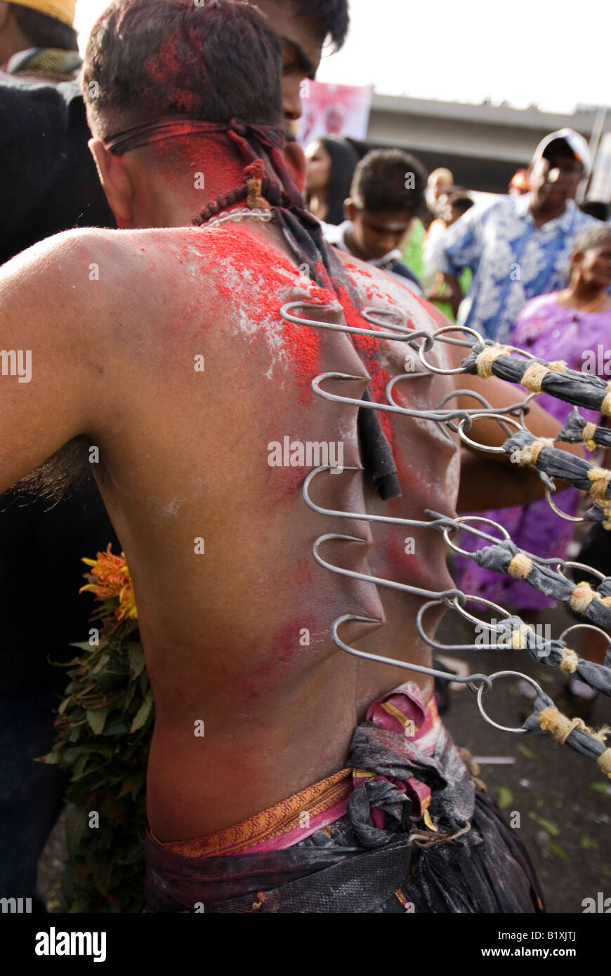 THAIPUSAM HINDU RELIGIOUS FESTIVAL IN BATU CAVES, KUALA LUMPUR, MALAYSIA. Stock Photo