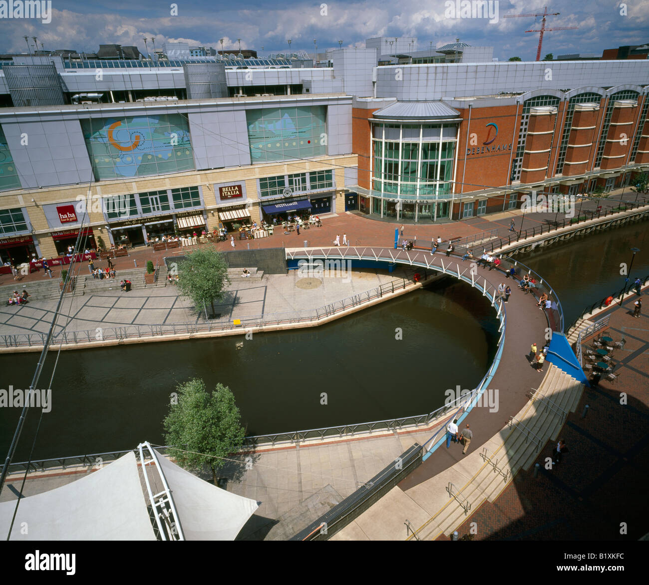 The Oracle shopping center. Reading, Berkshire, England, UK. Stock Photo