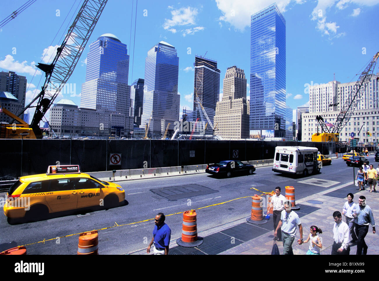 USA New York New York City NYC Site of the World Trade Center Ground ...