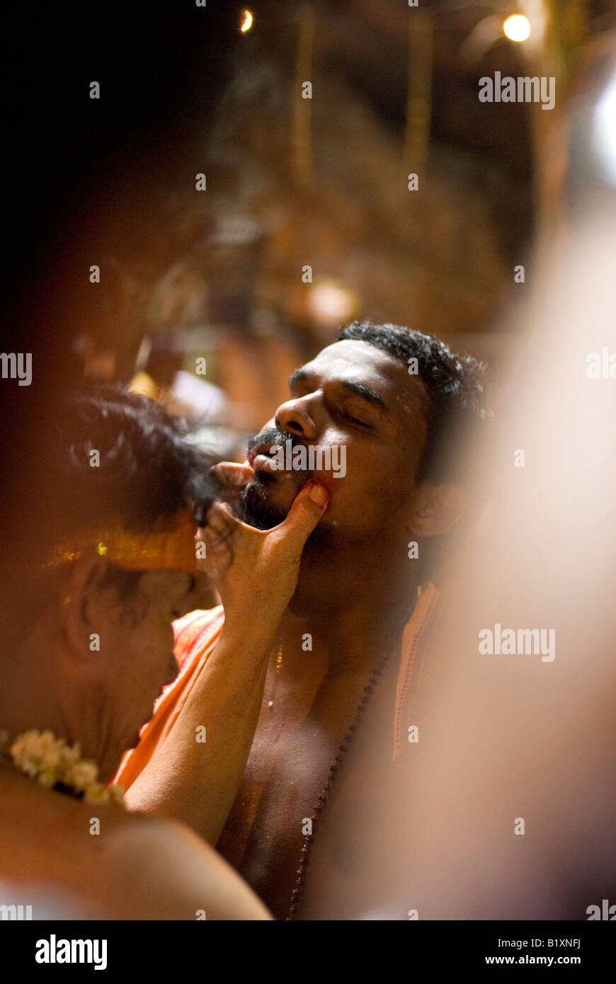 THAIPUSAM HINDU RELIGIOUS FESTIVAL IN BATU CAVES, KUALA LUMPUR, MALAYSIA. Stock Photo