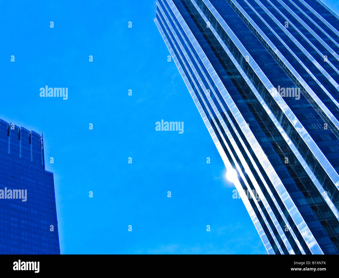 New York Glass Building Stock Photo - Alamy