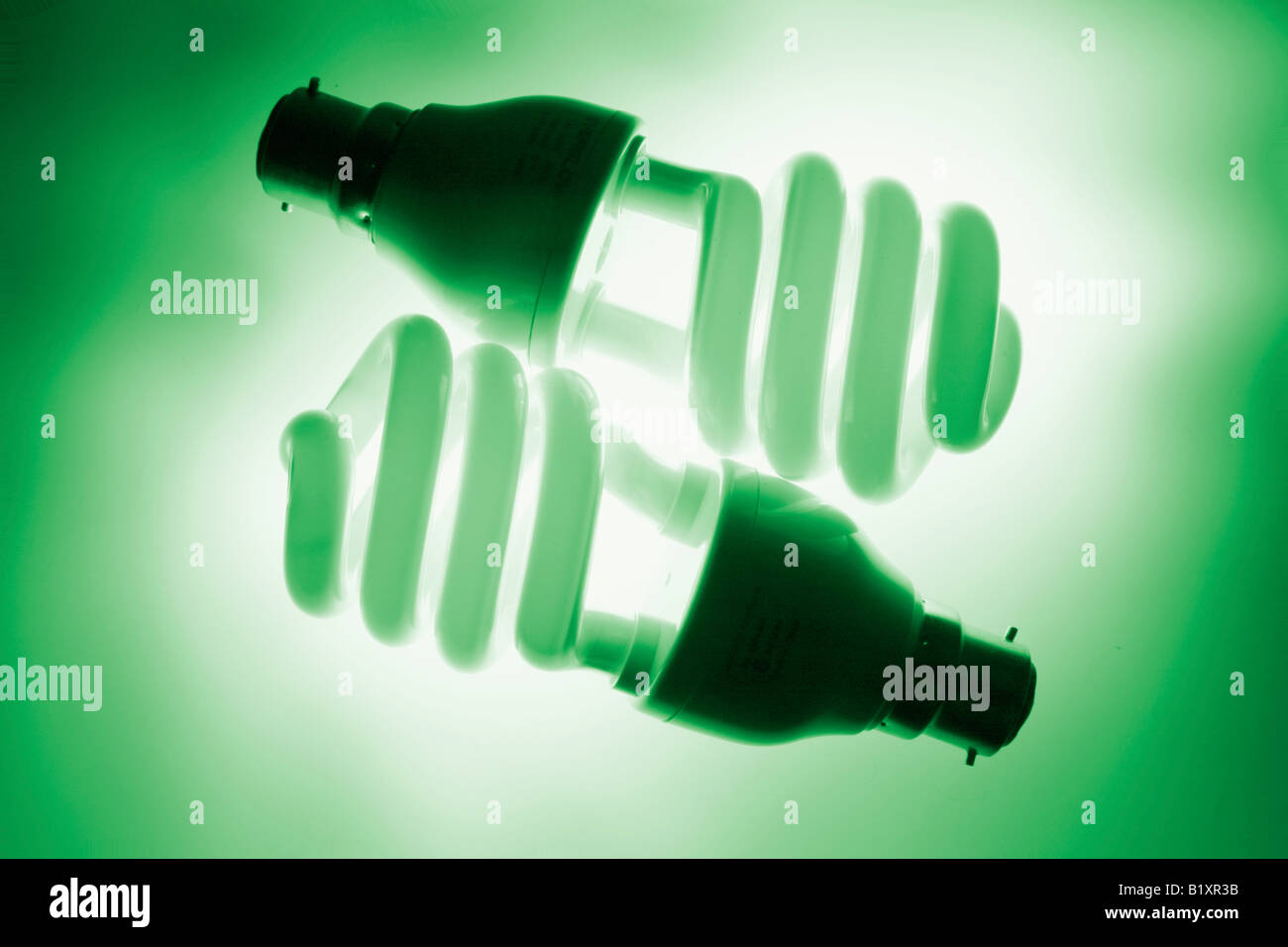 Compact Fluorescent Light Bulbs Stock Photo Alamy