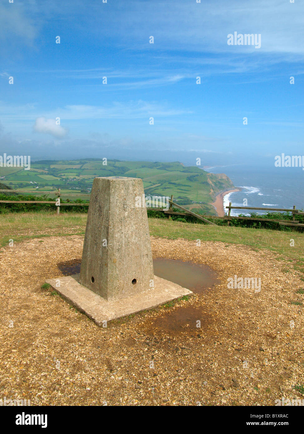 Highest point coastal Dorset Stock Photo - Alamy