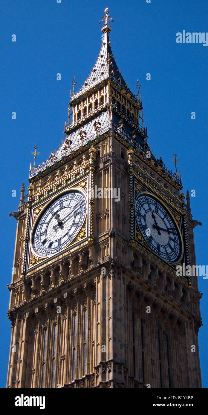 Big Ben, Houses of Parliament London England UK Stock Photo