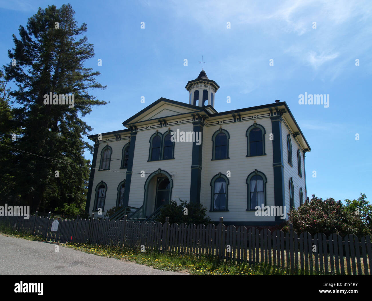 The old Potter School in Bodega, California, was used as the