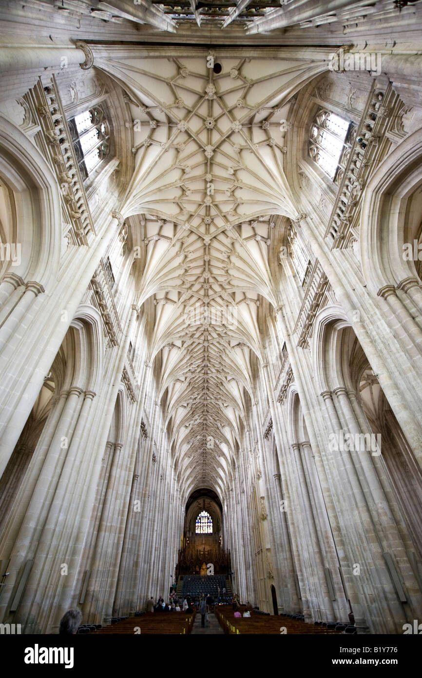 Stained glass windows winchester cathedral hi-res stock photography and ...