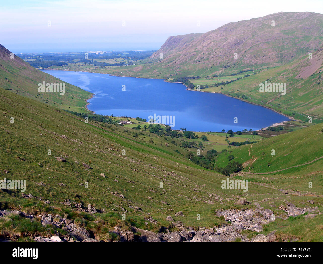 Wastwater,Cumbria,uk. Stock Photo