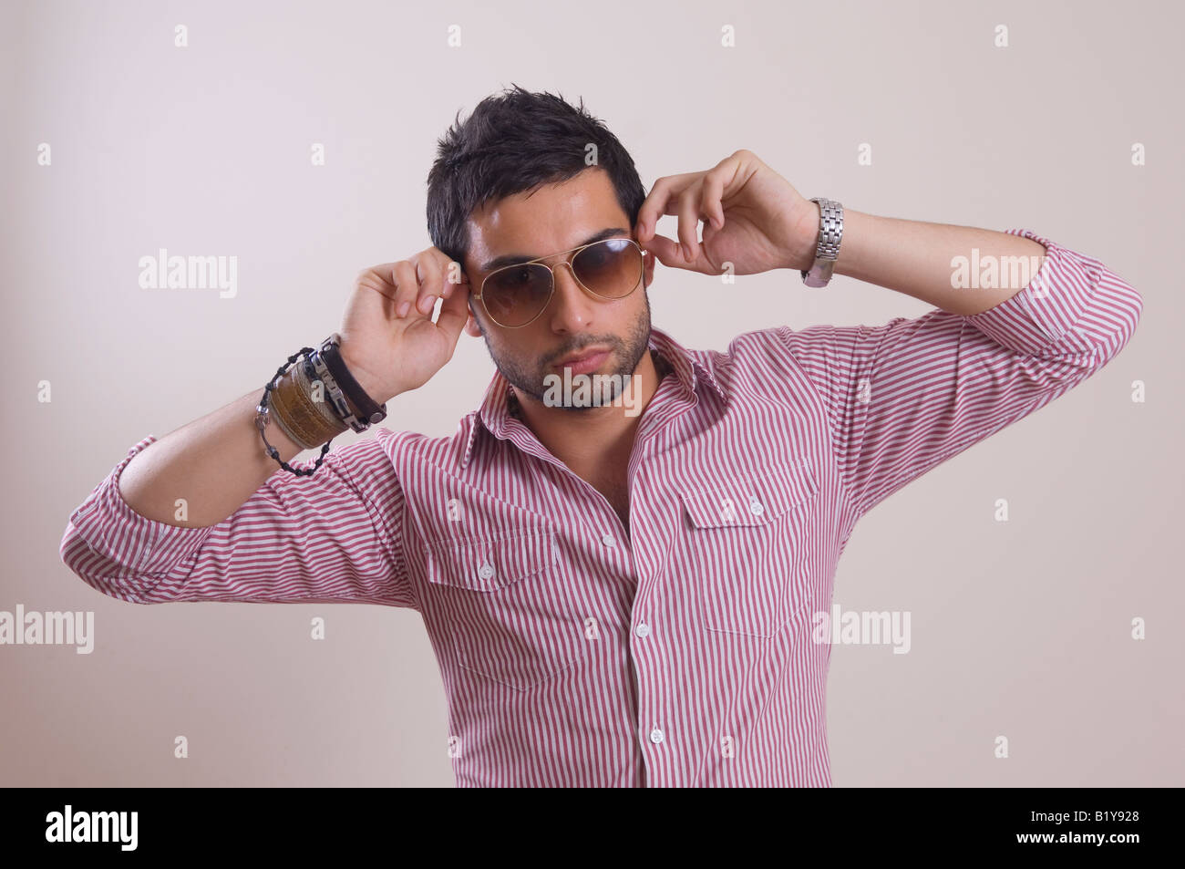 Male model wearing hi-res stock photography and images - Alamy
