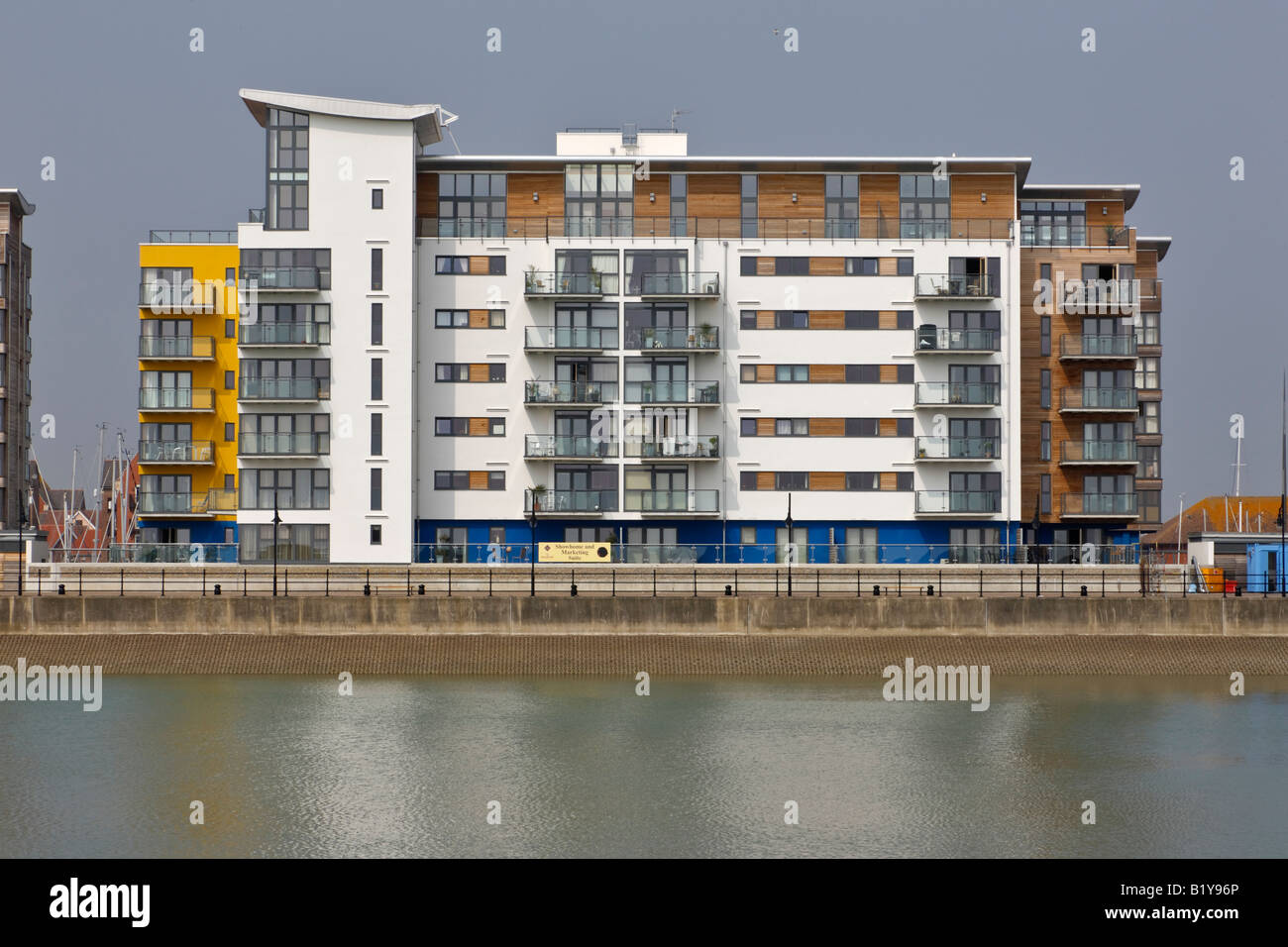 The Boardwalk Apartments in Eastbourne Stock Photo Alamy