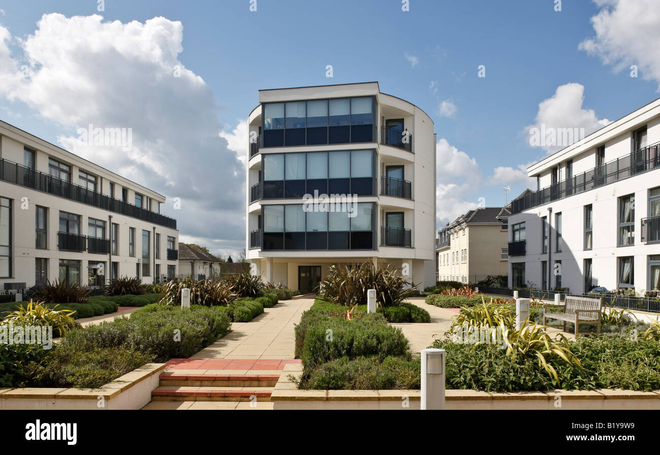 Fox Lane Apartments Chertsey Stock Photo Alamy