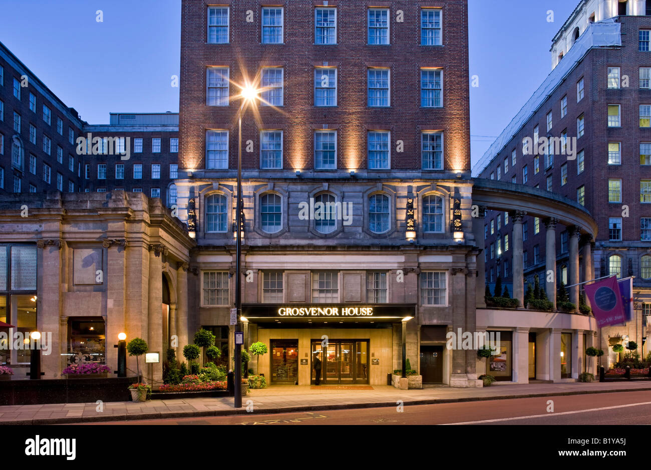 Marriott Grosvenor House Hotel Stock Photo