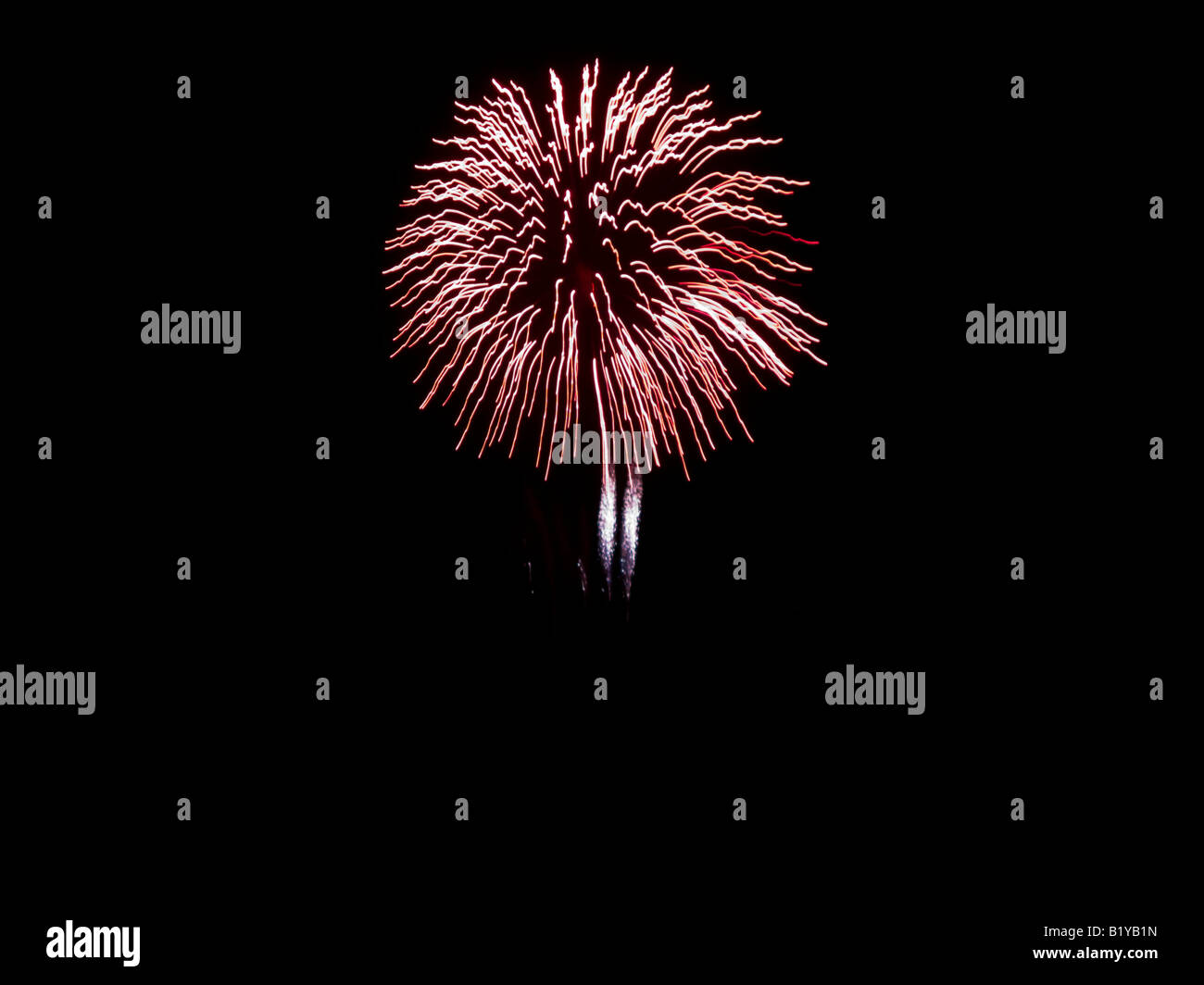 4th of July fireworks display in Bethany, Oklahoma, USA Stock Photo Alamy