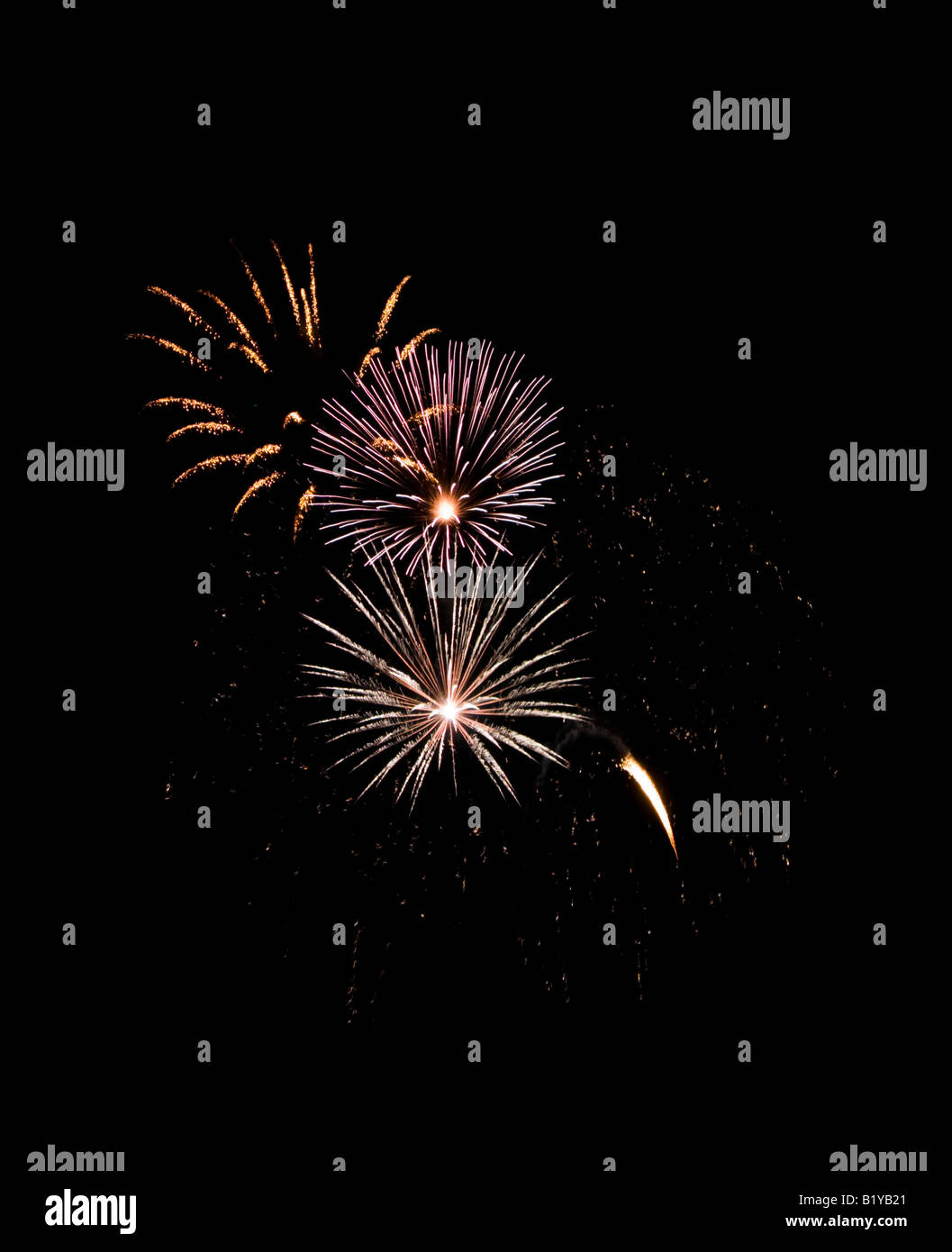 4th of July fireworks display in Bethany, Oklahoma, USA Stock Photo Alamy